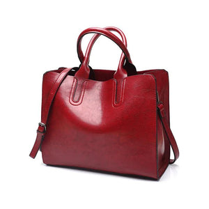 Women's PU Leather Tote Bag Underarm Shoulder Bag