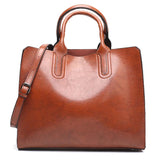 Women's PU Leather Tote Bag Underarm Shoulder Bag
