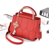 PU Leather Classic Style Female Shoulder Bag Large Capacity Women Handbag