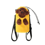 Teddy Dog Doll Drawstring Bag for Girls