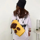 Teddy Dog Doll Drawstring Bag for Girls