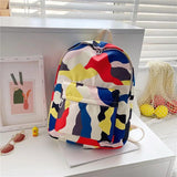 Women Backpack Large Capacity Nylon Girls School Bag Pretty Style