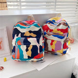 Women Backpack Large Capacity Nylon Girls School Bag Pretty Style