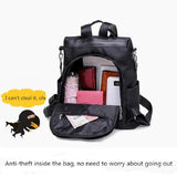 Oxford Cloth Shoulder Bag Women Bag Large Capacity Backpack CR6630