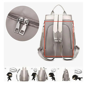 Italian Style Vintage Leather Backpack for Teenager School Travel