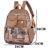 Age Reducing Backpacks Lightweight Large Capacity Splicing
