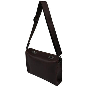 Men Leather Messenger Briefcase Laptop Shoulder Crossbody Bag