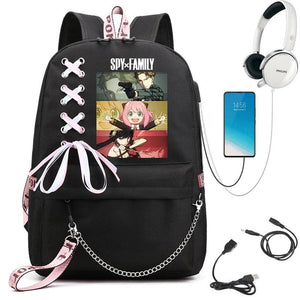 Spy X Family Anya Forger Anime School Bag for Teenagers Girl Children Backpack
