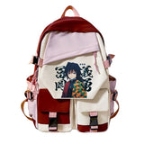 Demon Slayer Anime Hip Hop Backpack School Bag Vintage Design
