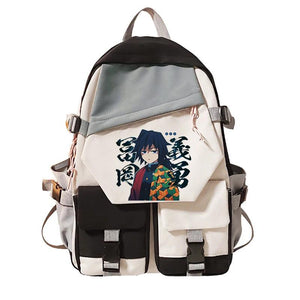 Demon Slayer Anime Hip Hop Backpack School Bag Vintage Design