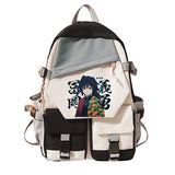 Demon Slayer Anime Hip Hop Backpack School Bag Vintage Design