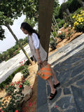Woven Straw Beach Bag for Women