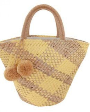 Woven Straw Beach Bag for Women