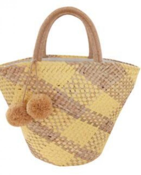 Woven Straw Beach Bag for Women