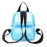 Clear Backpack Women Waterproof Book Bag Female College Students Travel Rucksack