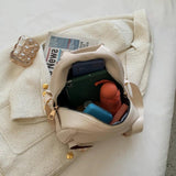 Waterproof Leather Women Backpack Travel Rucksack School Bag