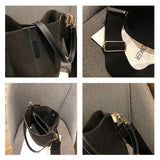 Women's Bucket Shoulder Bag Large Capacity Handbag