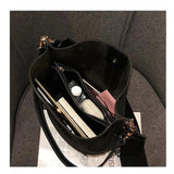 Women's Bucket Shoulder Bag Large Capacity Handbag
