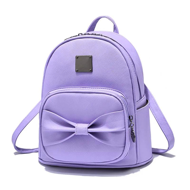 Personality College Style Small Backpack Bow All-match Student Backpack