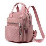 Nylon Backpack Female Diamond Embroidery Thread All-Match College