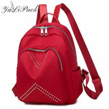 Waterproof Women's Shoulder Bag School Backpack for Teenage Girls