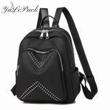 Waterproof Women's Shoulder Bag School Backpack for Teenage Girls