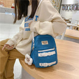 Women's Backpacks Girls Waterproof Nylon Schoolbags Casual Shoulder Bags