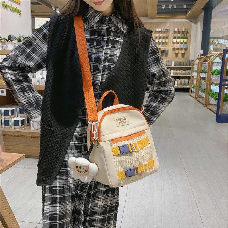 Women's Backpacks Girls Waterproof Nylon Schoolbags Casual Shoulder Bags