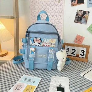 Canvas Mini Backpack Lightweight All-match Casual Travel Bag