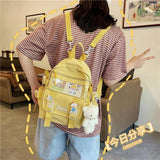 Canvas Mini Backpack Lightweight All-match Casual Travel Bag