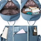 Mini Embroidery Backpack for Women Girls Small Bagpack Ladies Travel Bag