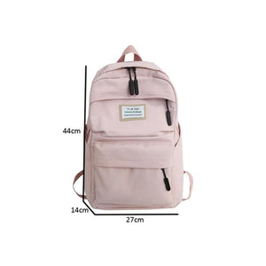 Nylon Women Backpack Student School Bag for Teenage Girls
