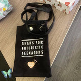 Canvas Mobile Bag with Key Bag