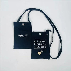 Canvas Mobile Bag with Key Bag