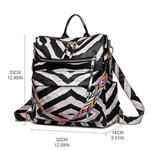 Women Backpack PU Anti-theft Casual Shoulder Bag Ladies Satchel Bags