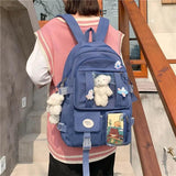 Teenage Girls Backpack Anti-theft Shoulder Bag Large Capacity Travel Bag