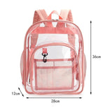 Waterproof PVC Backpack Shoulder Bag Casual Travel Storage Bag