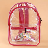 Waterproof Clear PVC Backpack For Adults And Students