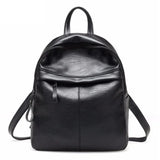 Women Backpack School Backpacks Pu Leather Women's Backpack Zipper School Bag