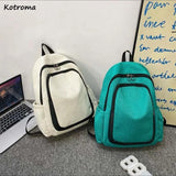 Preppy Style Backpacks All-match Basic School Backpack