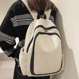 Preppy Style Backpacks All-match Basic School Backpack