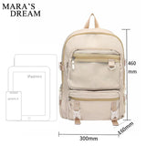 Mara's Dream Casual Waterproof Backpack Women College Student School Bag