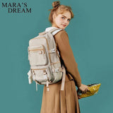 Mara's Dream Casual Waterproof Backpack Women College Student School Bag