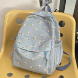 Women Student Backpack Double Shoulder Large Capacity Travel Laptop