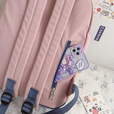 Student School Bag Preppy Waterproof Teen Travel Packbag