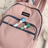 Student School Bag Preppy Waterproof Teen Travel Packbag