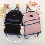 Student School Bag Preppy Waterproof Teen Travel Packbag