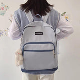 Student School Bag Preppy Waterproof Teen Travel Packbag
