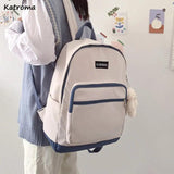 Student School Bag Preppy Waterproof Teen Travel Packbag