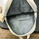 Patchwork Casual School Backpacks for Students